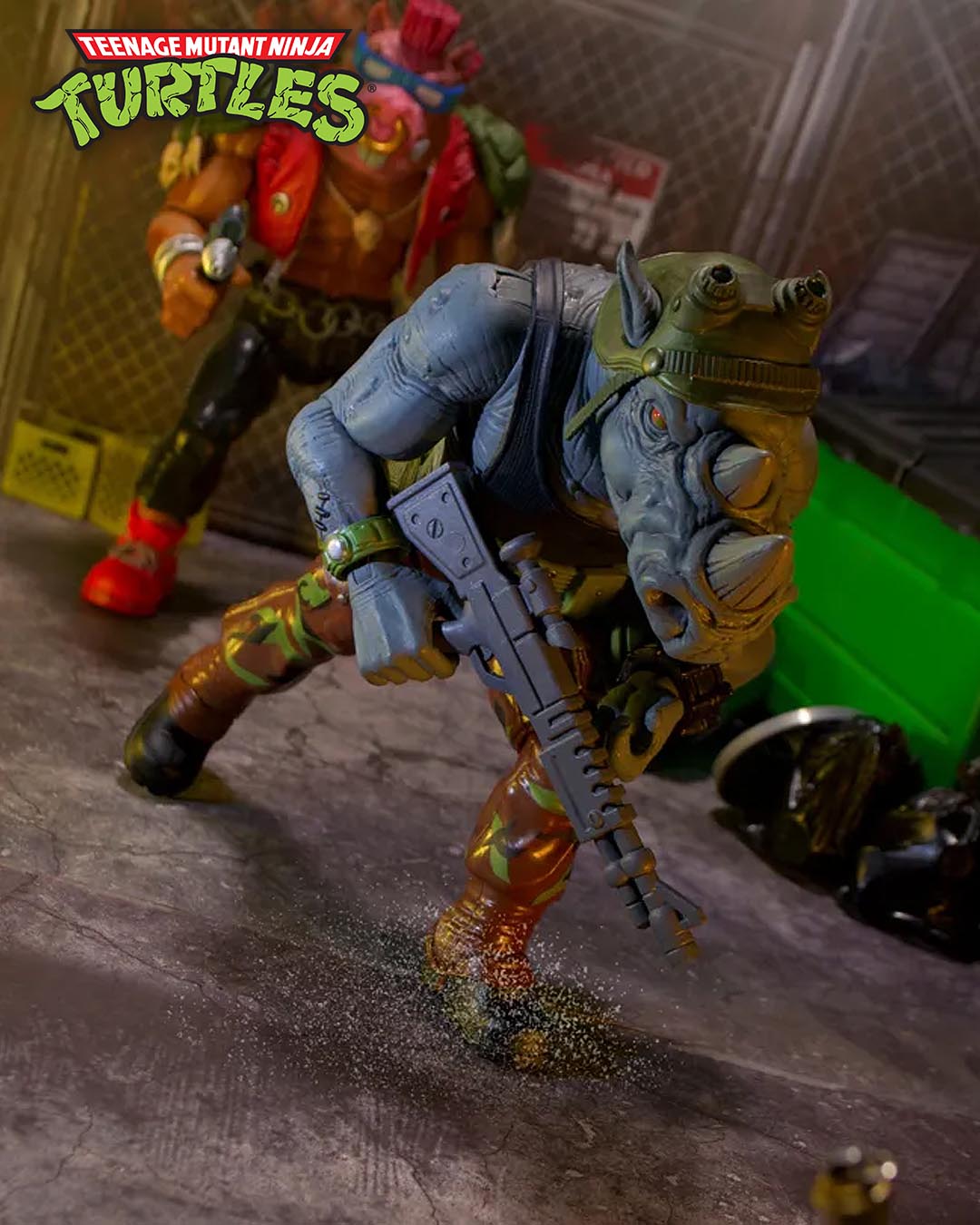 Tortugas Ninja Figura Ultimates Rocksteady 20cm