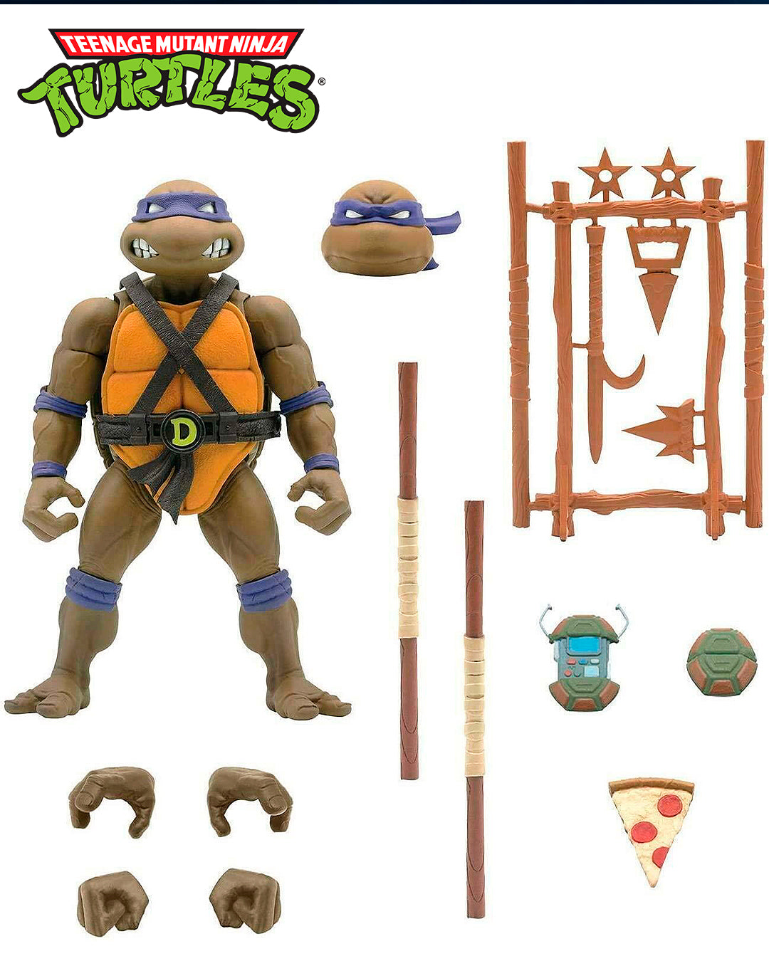 Tortugas Ninja Figura Ultimates Donatello 18 cm