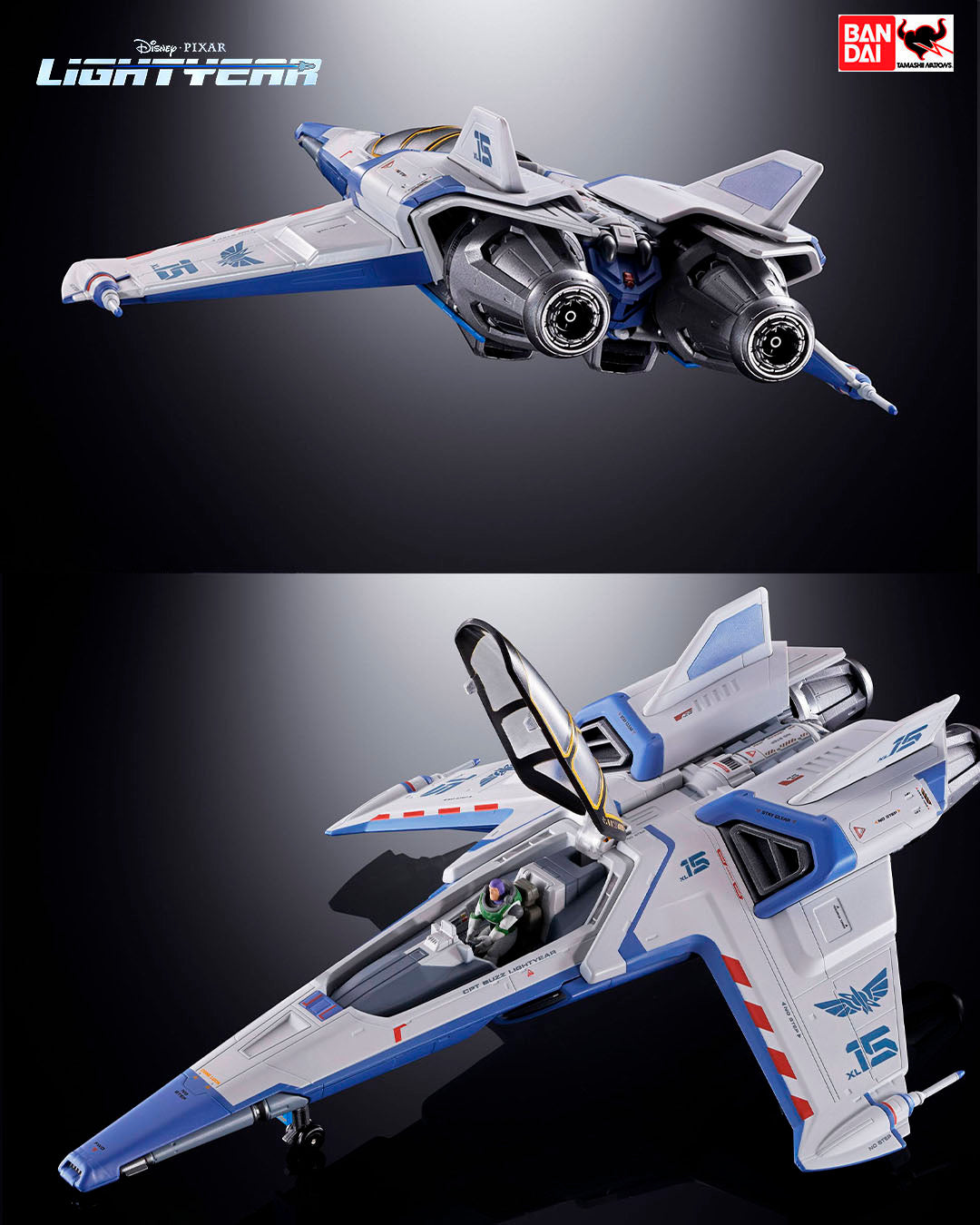 XL-15 Spaceship Figura 24cm Lightyear Chogokin