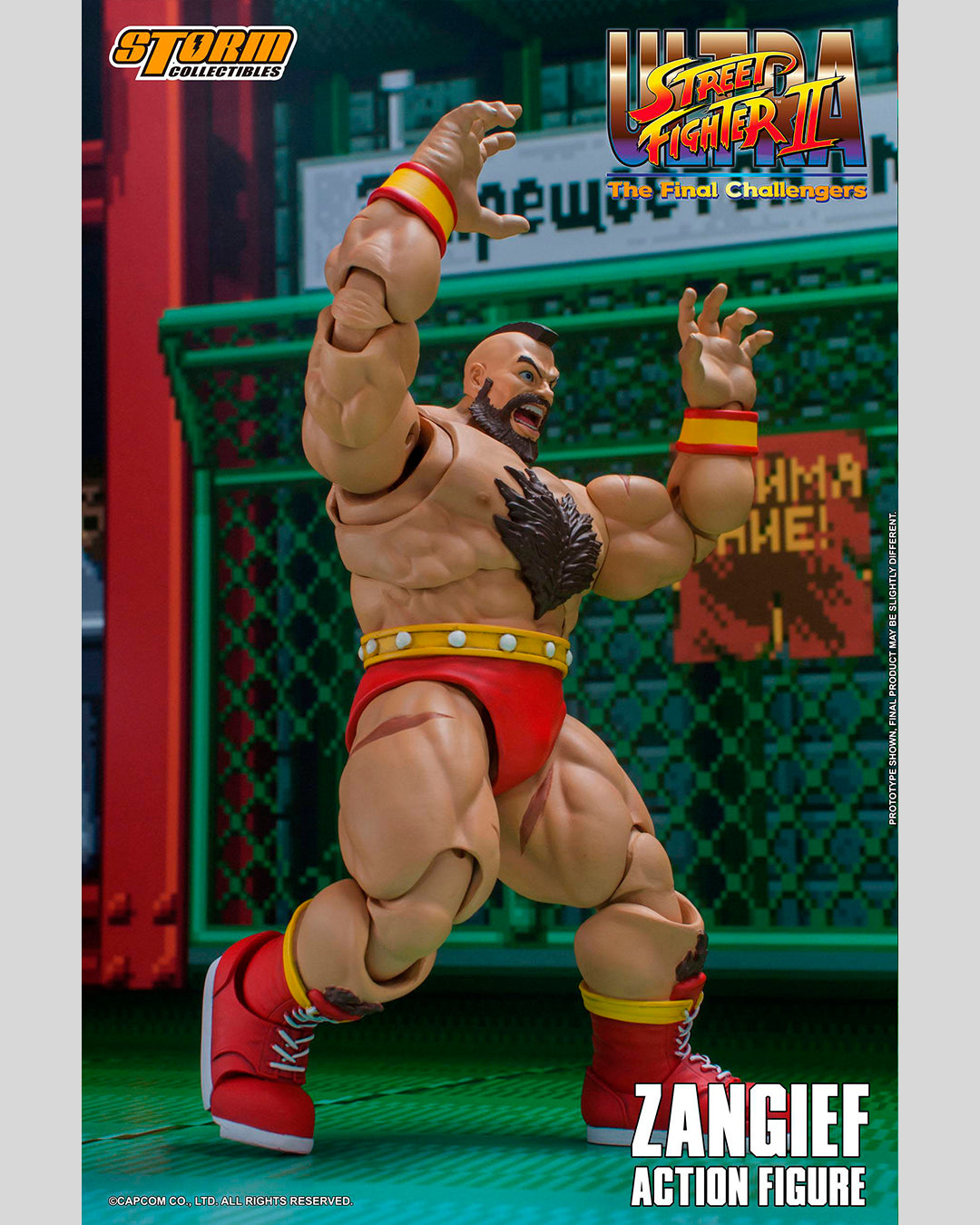 Ultra Street Fighter II: The Final Challengers 1/12 Figura Zangief 19 cm