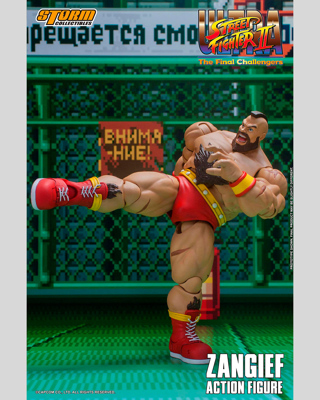 Ultra Street Fighter II: The Final Challengers 1/12 Figura Zangief 19 cm