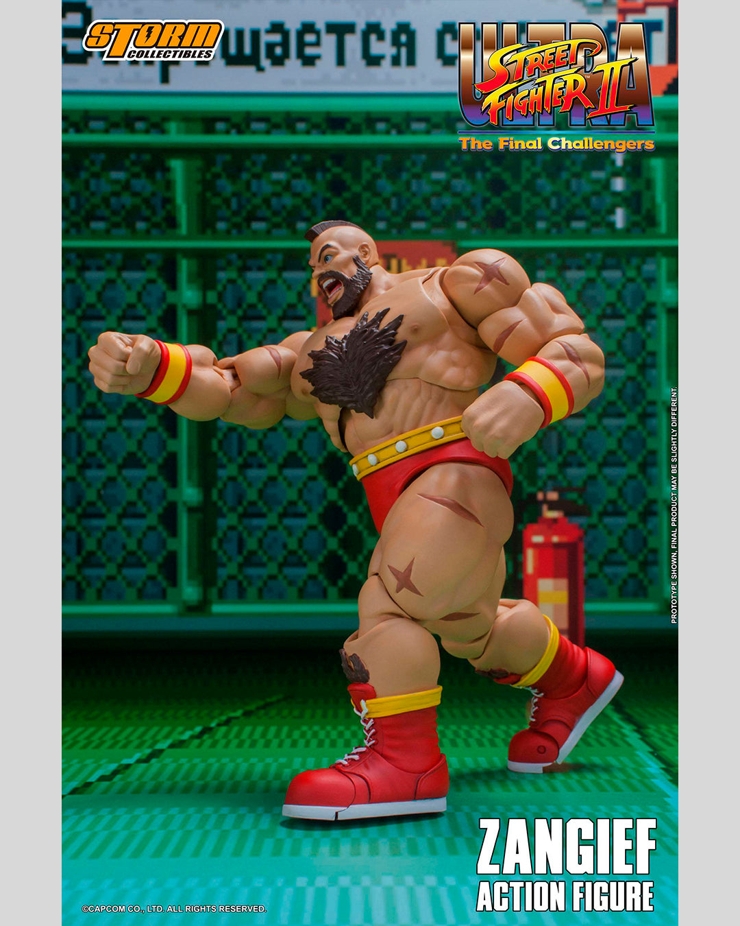 Ultra Street Fighter II: The Final Challengers 1/12 Figura Zangief 19 cm